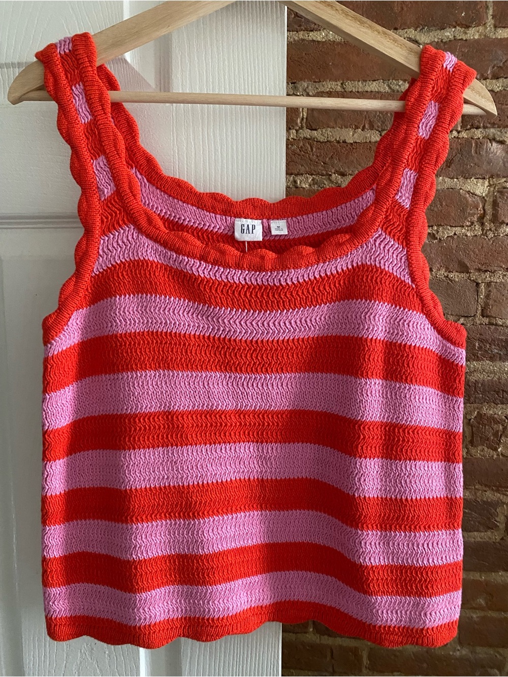Gap Squareneck Scalloped Sweater Tank - New With Tags